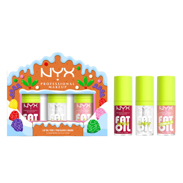 Holiday Fat Oil Trio Kit zestaw olejków do ust 3x4.8ml - Image 3