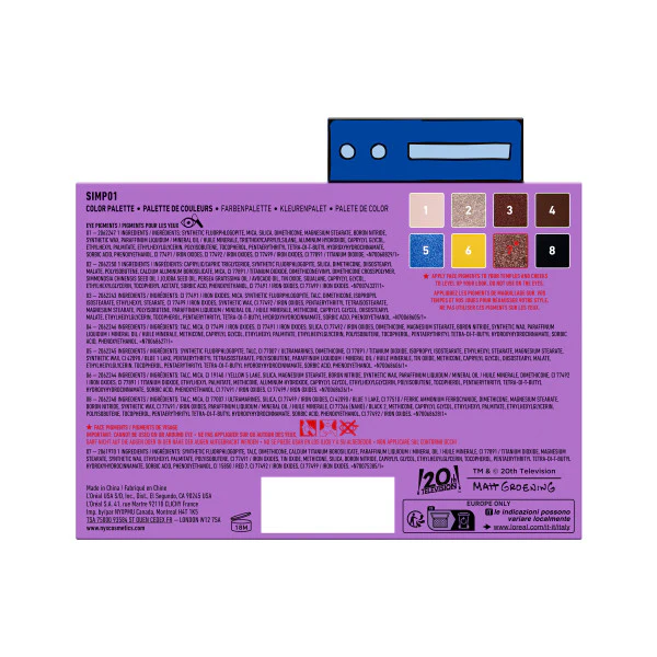 Simpson Family Palette paleta cieni z mocnym pigmentem 6.4g - Image 8