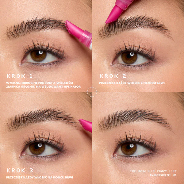 The Brow Glue Crazy Lift super utrwalający żel do brwi 7ml - Image 9