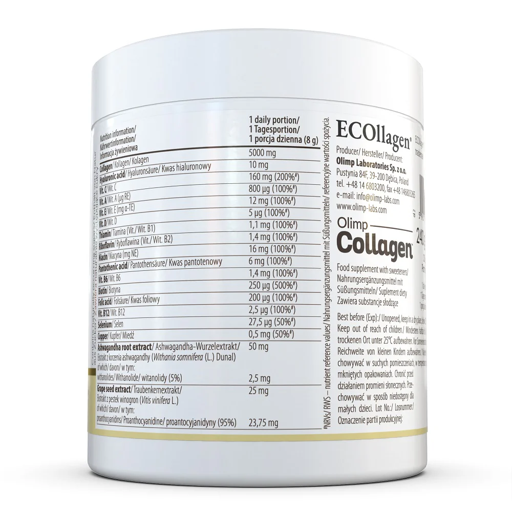 Olimp Collagen kolagen suplement diety smak ananasowy 240g - Image 2