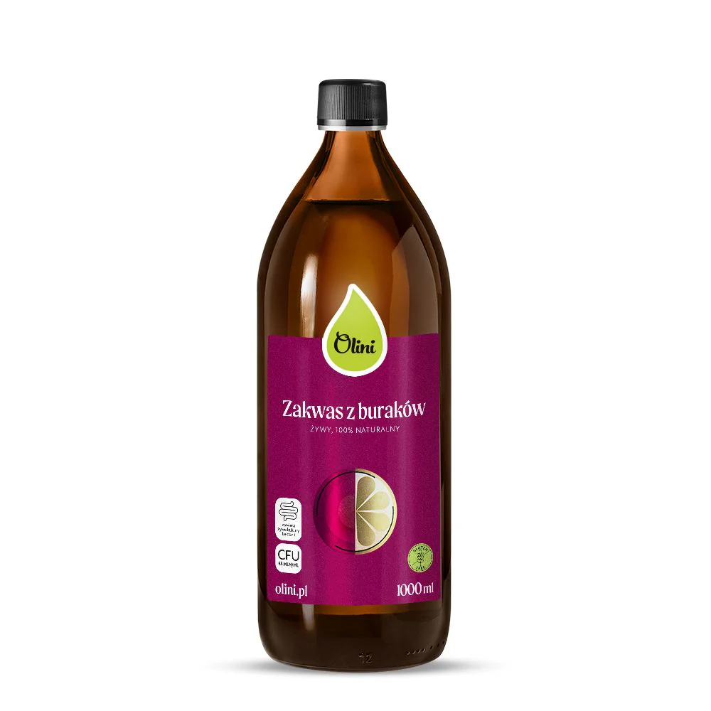 Zakwas z buraków z cytryną kurkumą i imbirem 1000ml