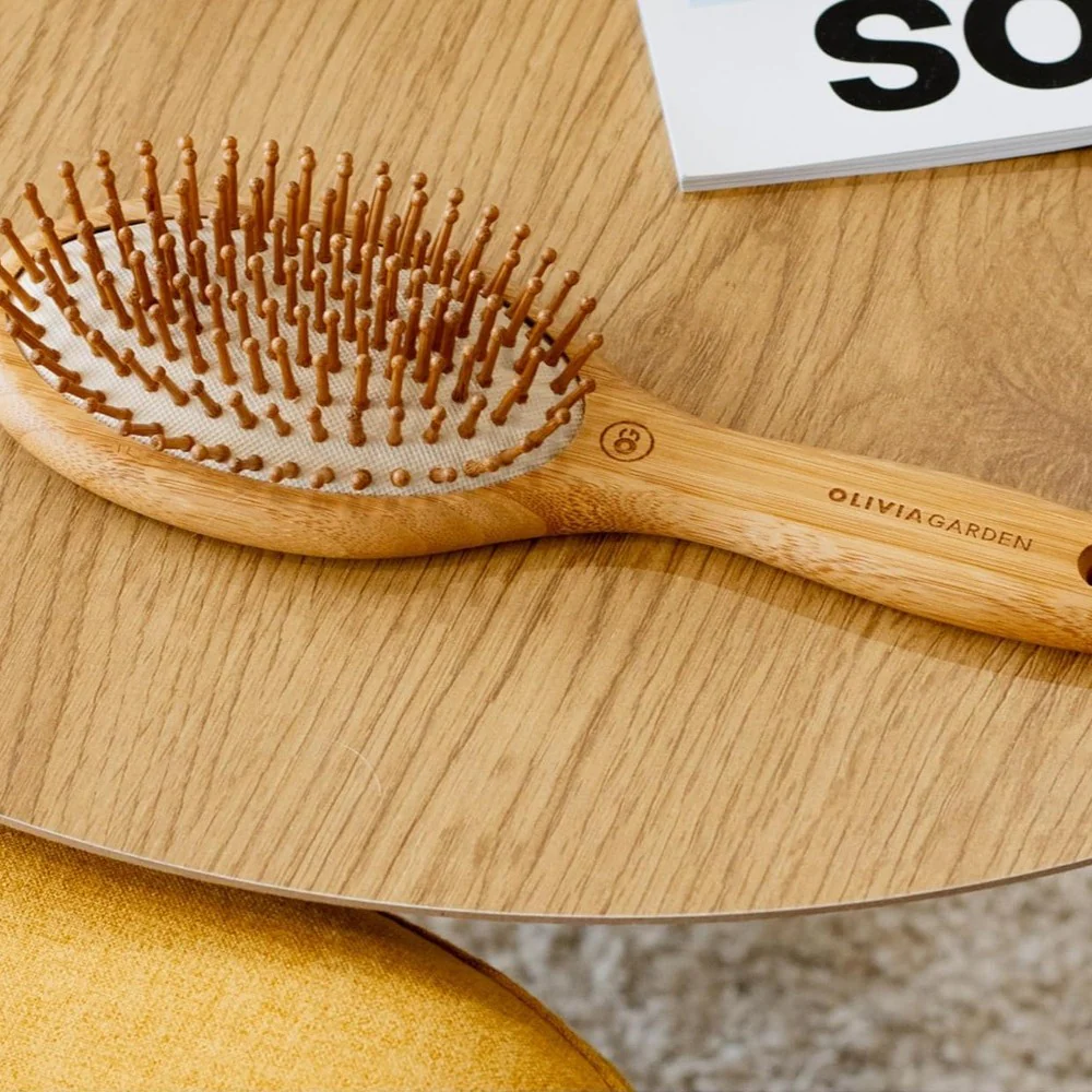 Bamboo Touch Detangle Massage bambusowa szczotka do włosów M - Image 4