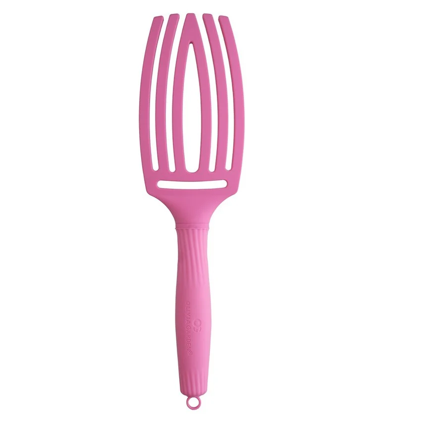 FingerBrush Combo Medium szczotka do rozczesywania włosów Bubble Pink - Image 2