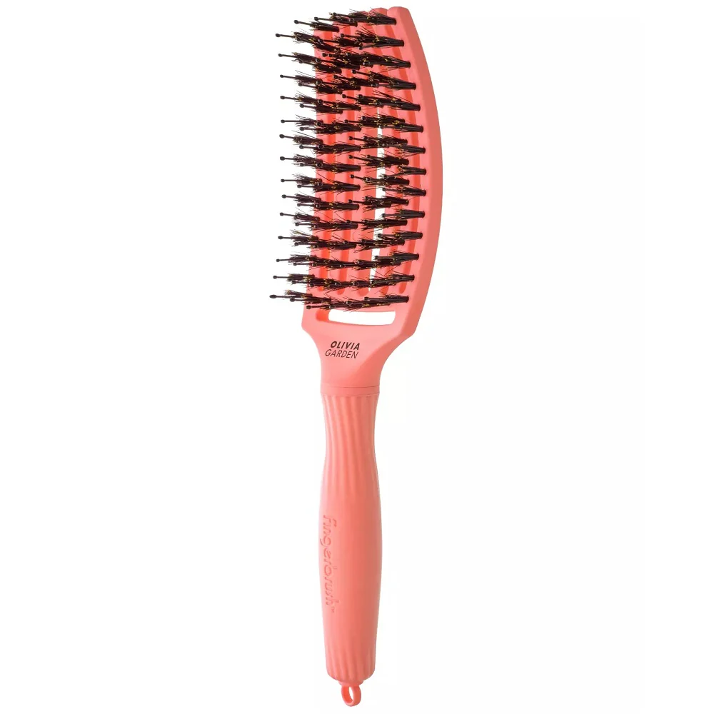 FingerBrush I'm Perfection Combo Medium szczotka do rozczesywania włosów Radiant Peach - Image 2
