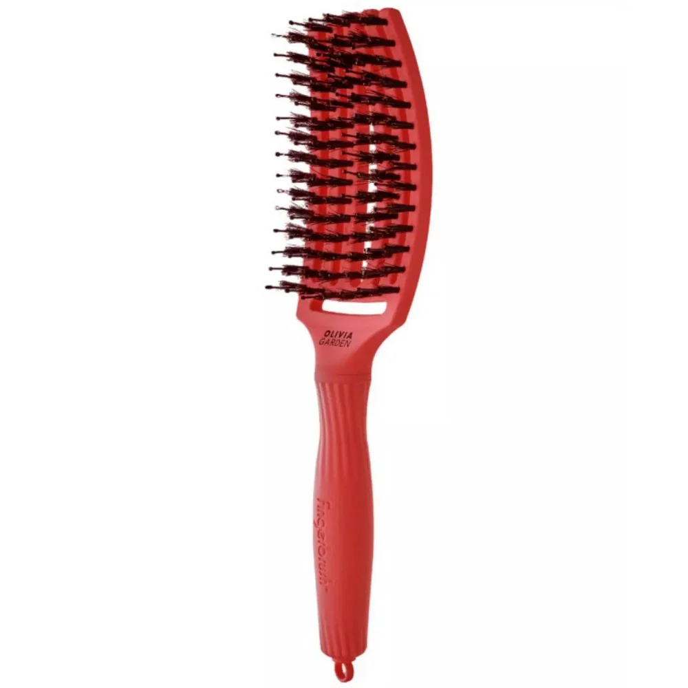 FingerBrush I'm Perfection Combo Medium szczotka do rozczesywania włosów Red Confidence - Image 2