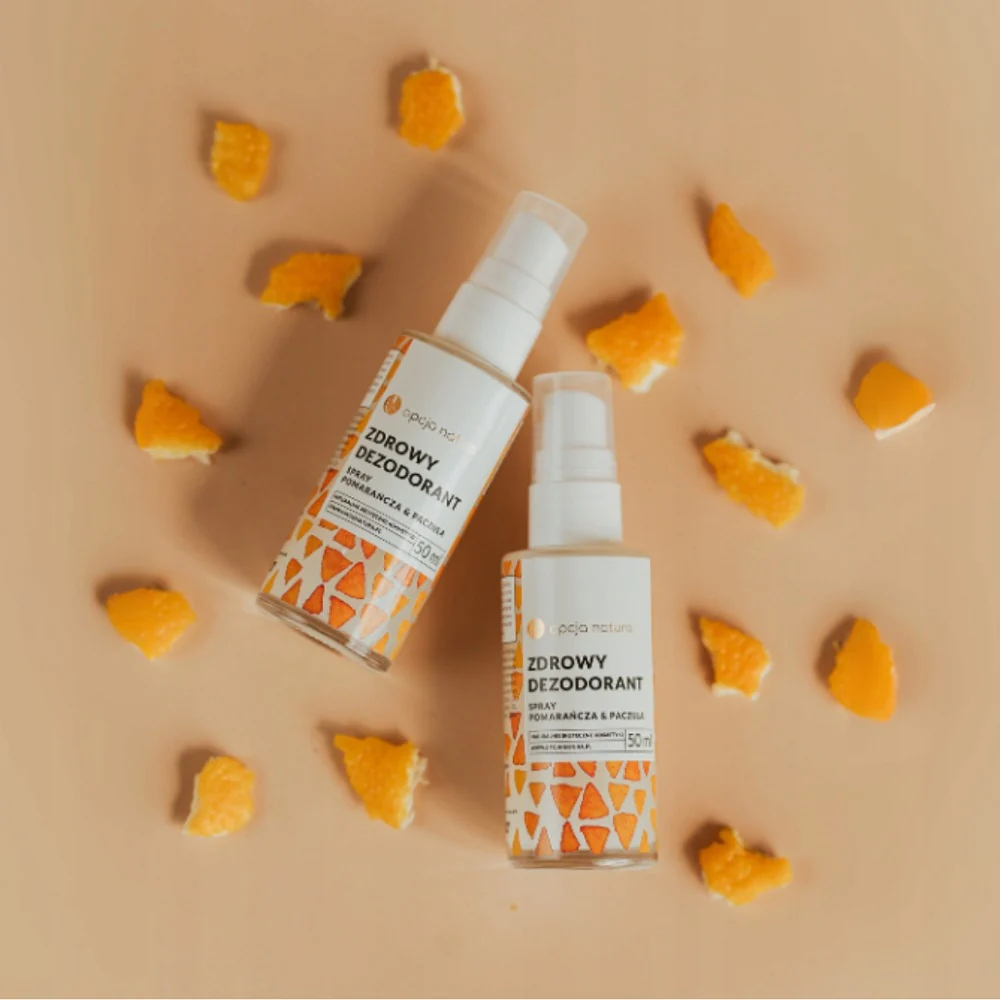 Zdrowy dezodorant w sprayu Pomarańcza & Paczula 50ml - Image 3