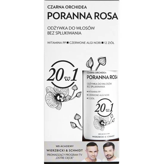 Odżywka do włosów bez spłukiwania 20w1 Poranna Rosa & Czarna Orchidea 150g