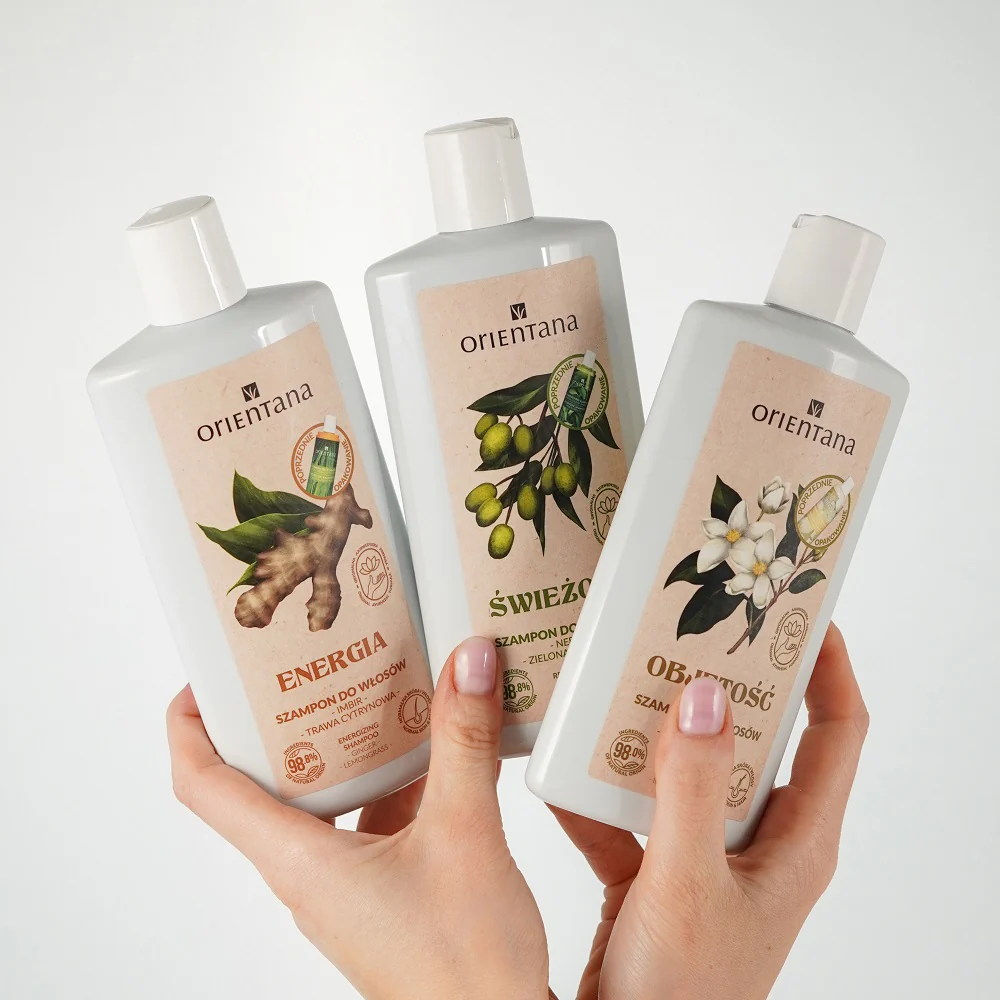 Ajurwedyjski szampon do włosów Neem i Zielona Herbata 210ml - Image 4
