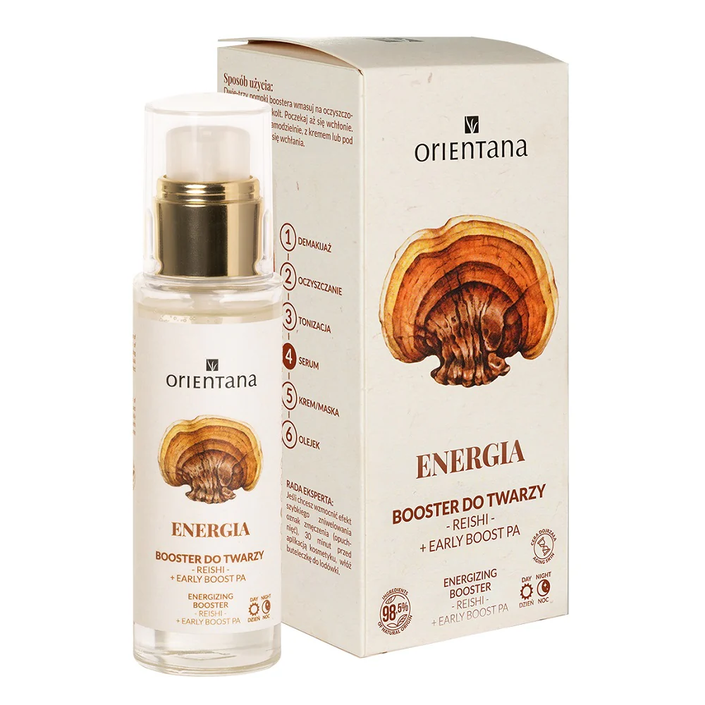 Booster energetyzujący Reishi i Czerwona Alga 30ml