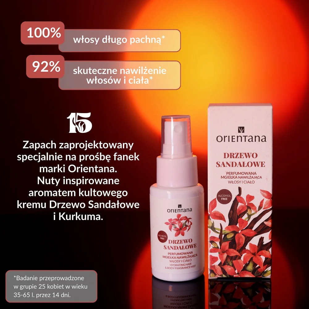Perfumowana mgiełka nawilżająca do ciała i włosów Drzewo Sandałowe 50ml - Image 5