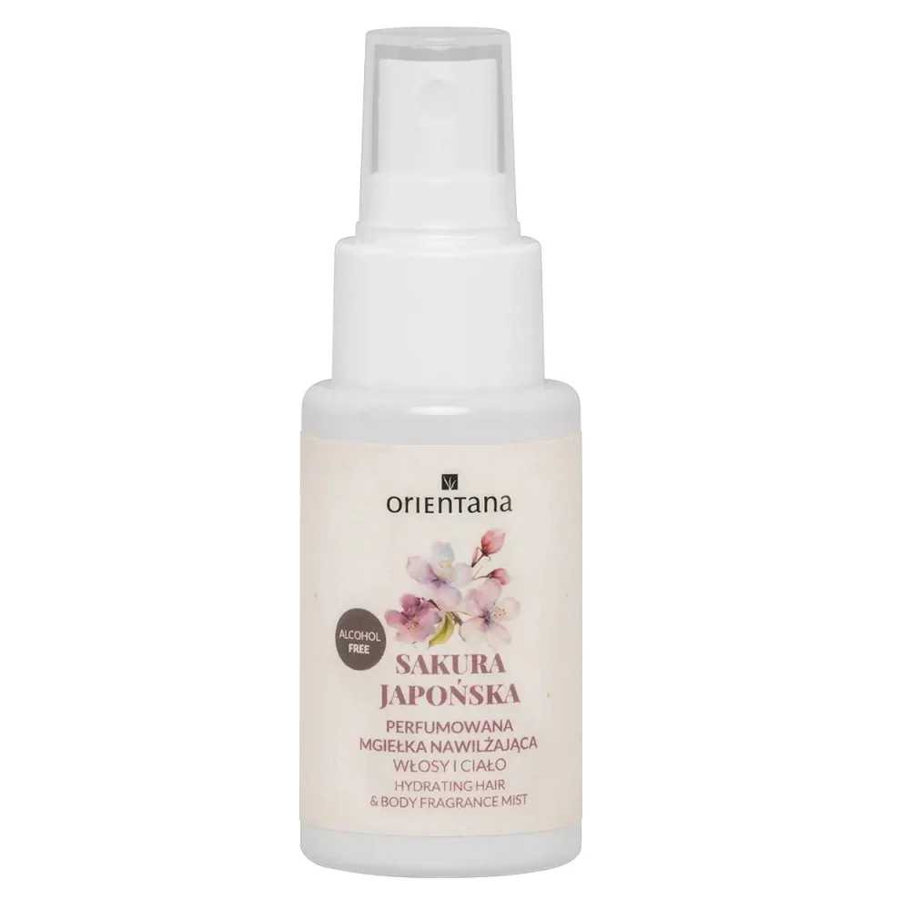 Perfumowana mgiełka nawilżająca do ciała i włosów Sakura Japońska 50ml