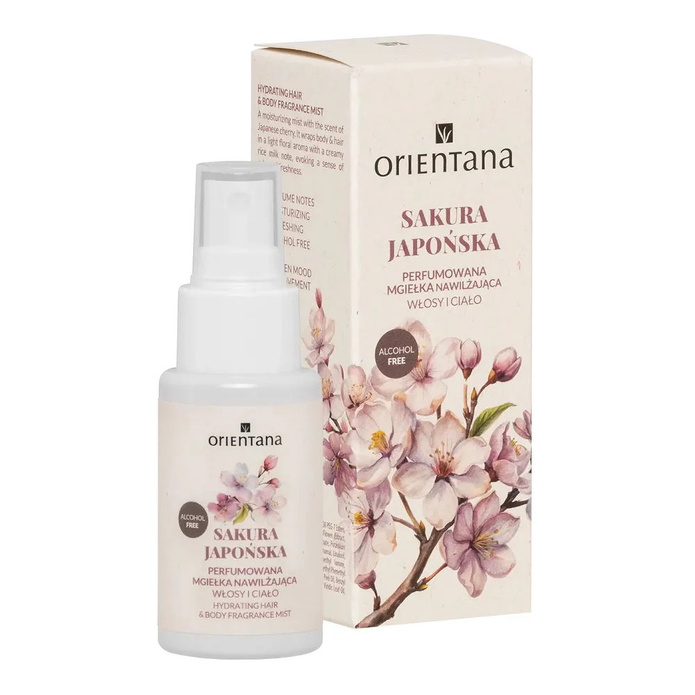 Perfumowana mgiełka nawilżająca do ciała i włosów Sakura Japońska 50ml - Image 3