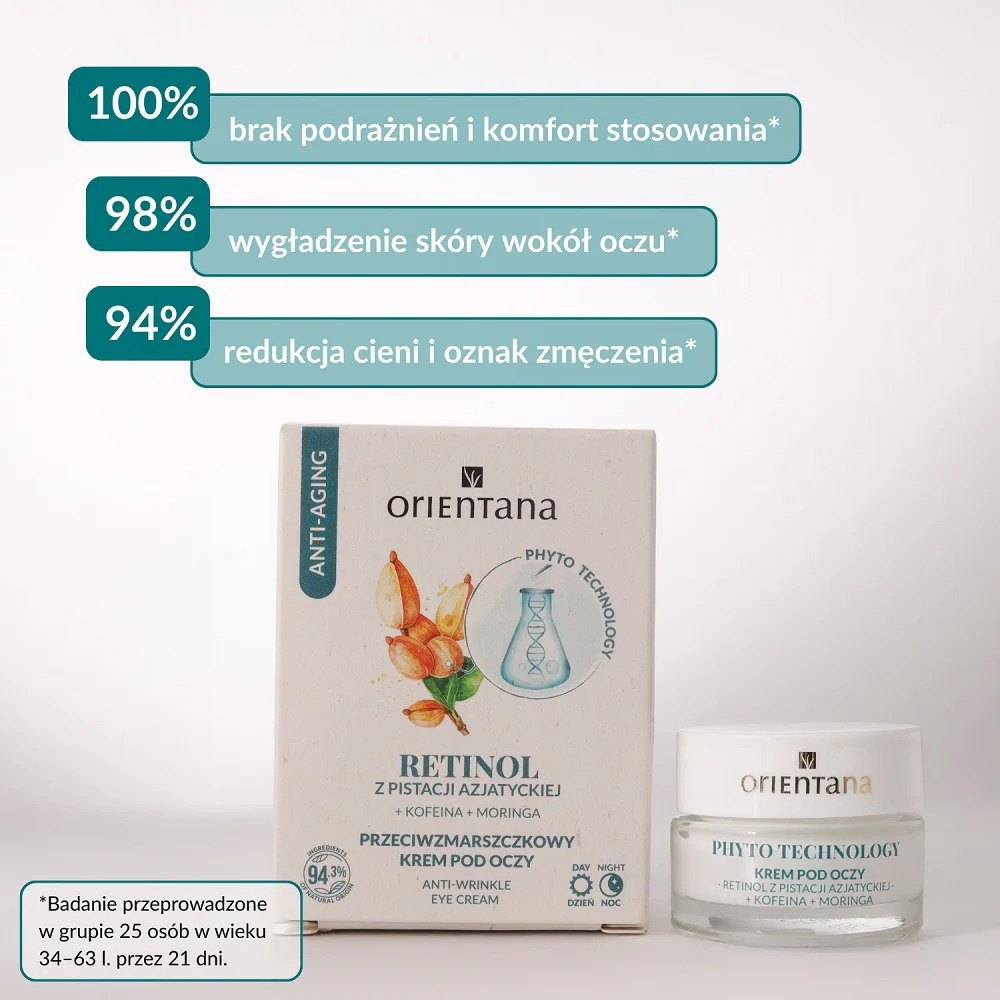 Phyto Technology przeciwzmarszczkowy krem pod oczy Retinol 15ml - Image 2