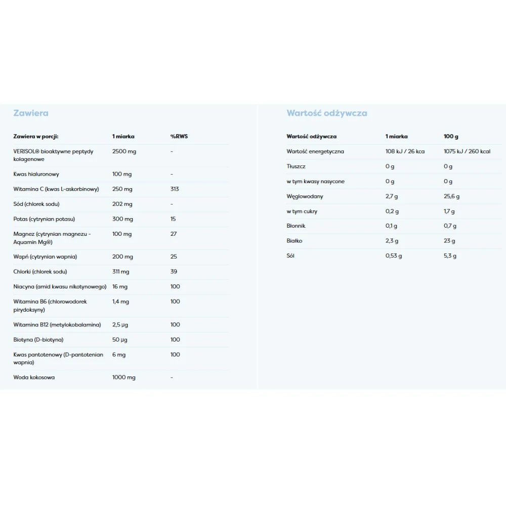 Kolagen & Elektrolity Witalność i Black suplement diety Pomarańcza & Grejpfrut 10g - Image 2