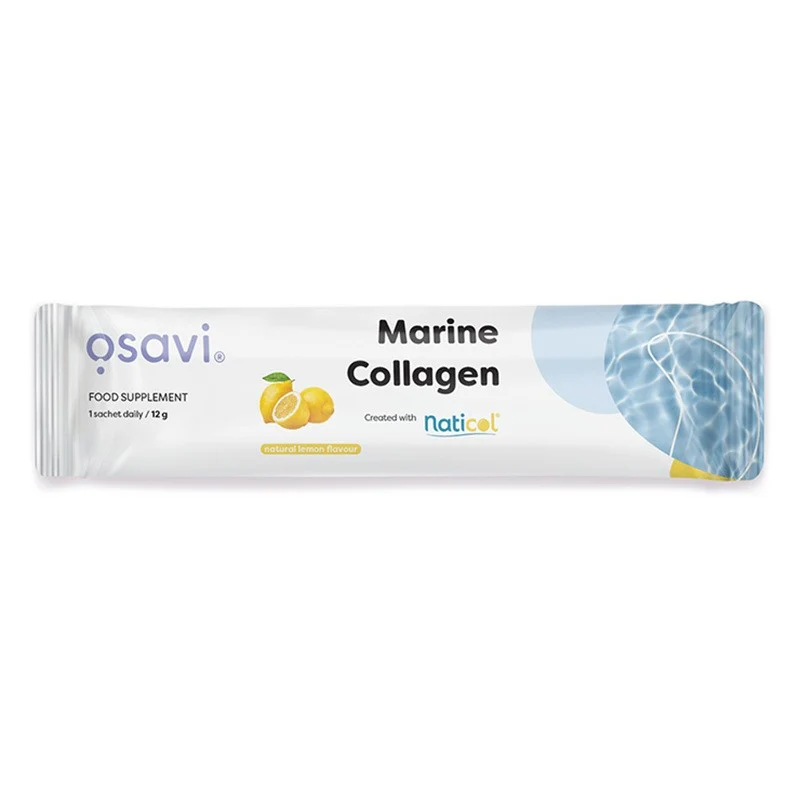 Kolagen Rybi z Dzikiego Dorsza suplement diety w proszku Cytrynowy 12g