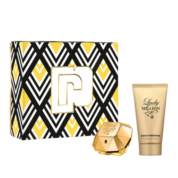 Lady Million zestaw woda perfumowana spray 50ml + balsam do ciała 75ml