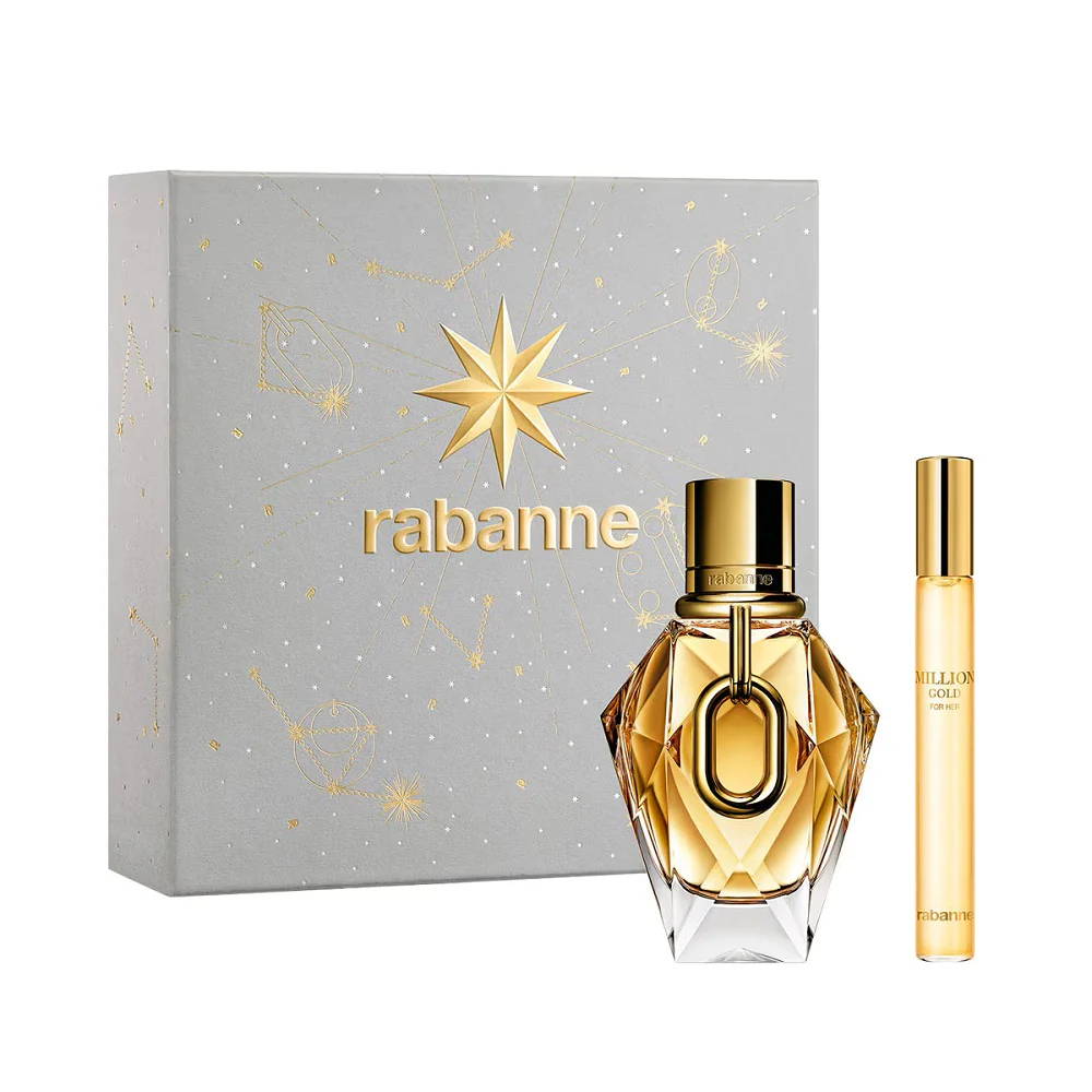 Million Gold For Her zestaw woda perfumowana spray 50ml + woda perfumowana spray 10ml
