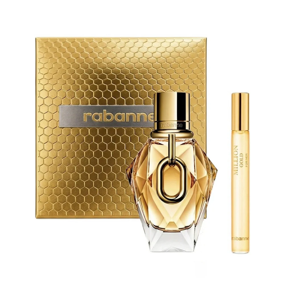 Million Gold For Her zestaw woda perfumowana spray 90ml + woda perfumowana spray 20ml