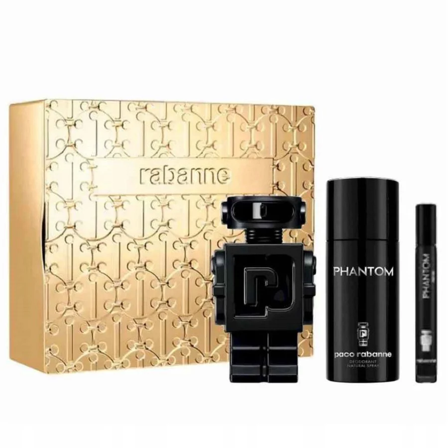 Phantom zestaw perfumy spray 100ml + dezodorant spray 150ml + miniatura perfum 10ml