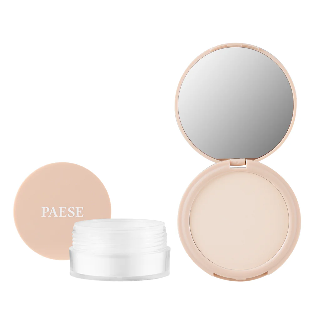 Puff Cloud zestaw sypki puder pod oczy 5.3g + puder prasowany 7g - Image 2