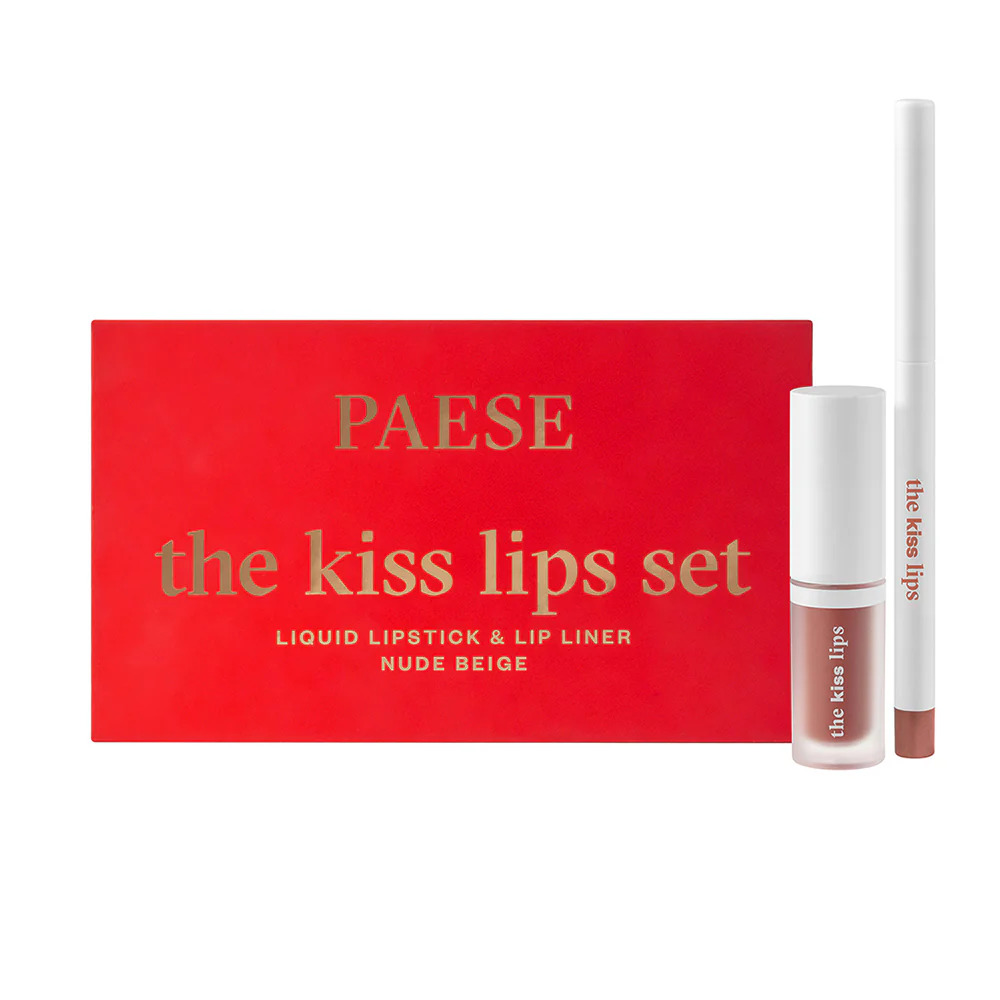 The Kiss Lips zestaw pomadka i konturówka 01 Nude Beige - Image 5