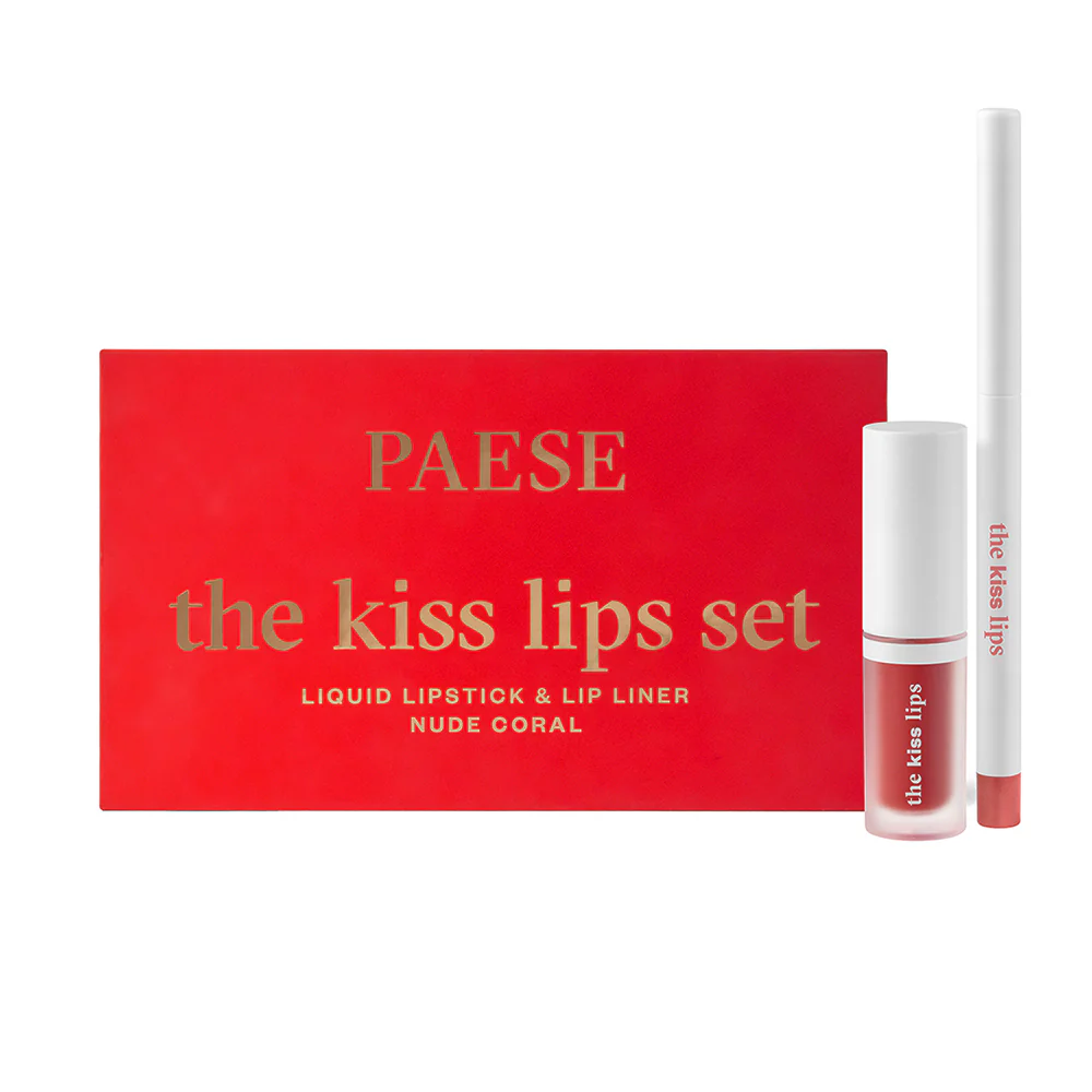 The Kiss Lips zestaw pomadka i konturówka 02 Nude Coral - Image 4