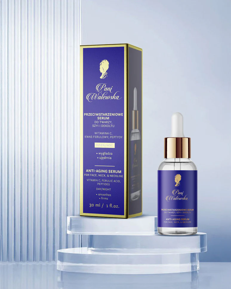 Przeciwstarzeniowe serum do twarzy szyi i dekoltu 30ml - Image 2