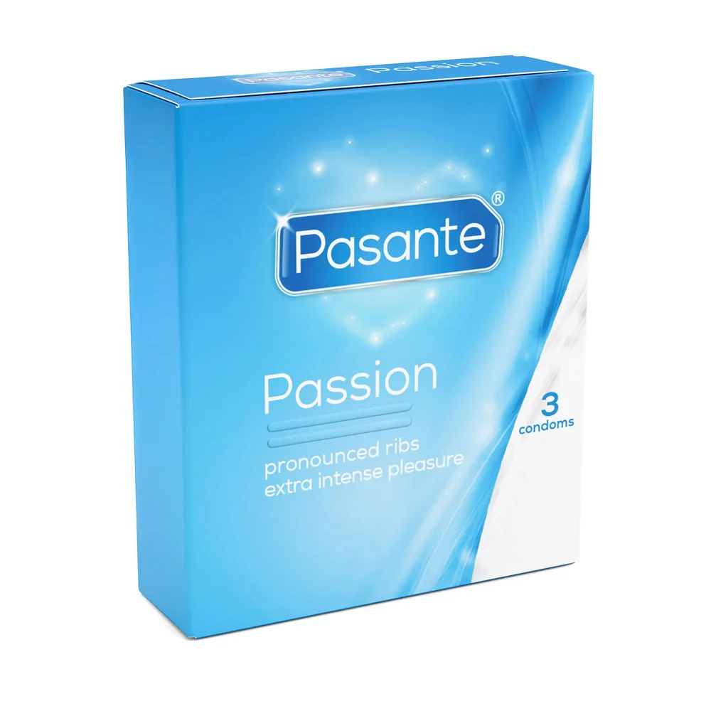 Passion prezerwatywy prążkowane 3szt