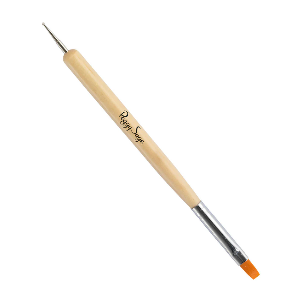 2-in-1 Brush pędzel i sonda do zdobień marmurkowych 2w1