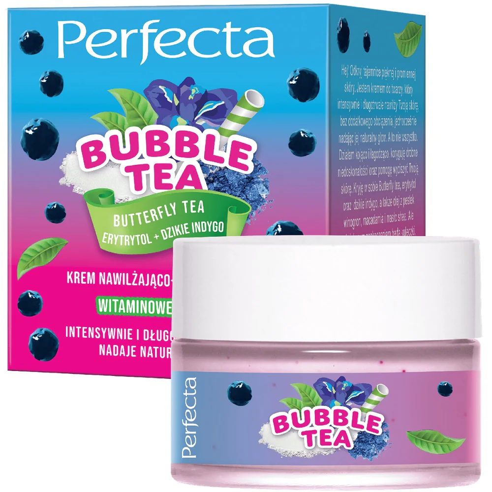 Bubble Tea krem nawilżająco-rozświetlający Butterfly Tea 50ml