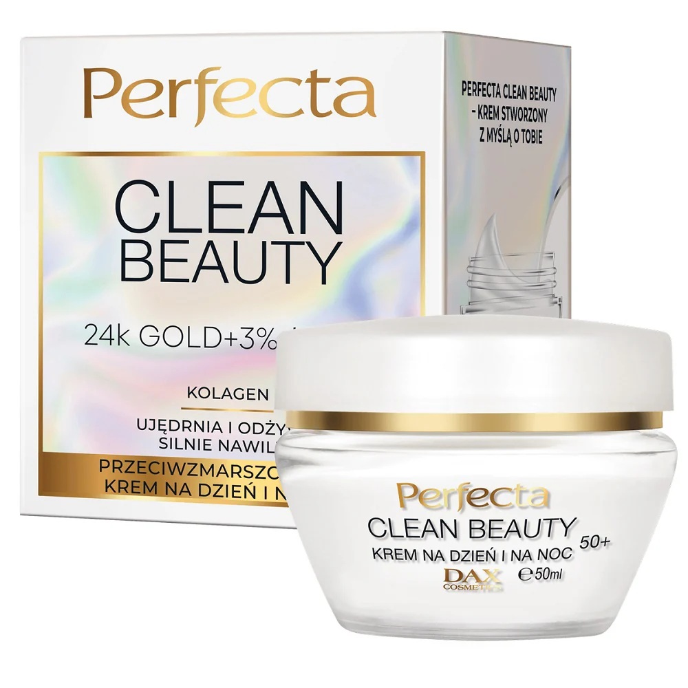 Clean Beauty przeciwzmarszczkowy krem na dzień i na noc 50+ 50ml
