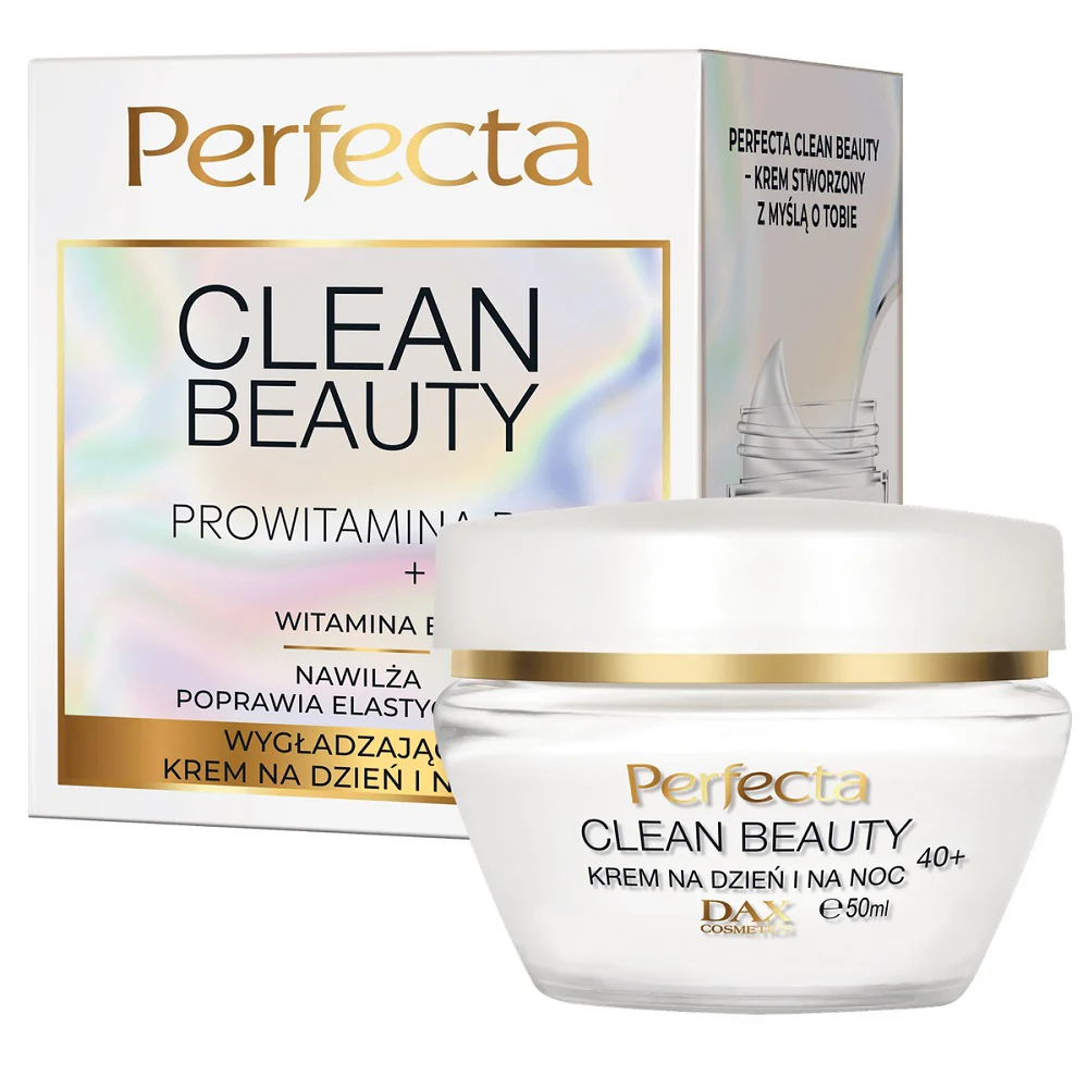 Clean Beauty wygładzający krem na dzień i na noc 40+ 50ml