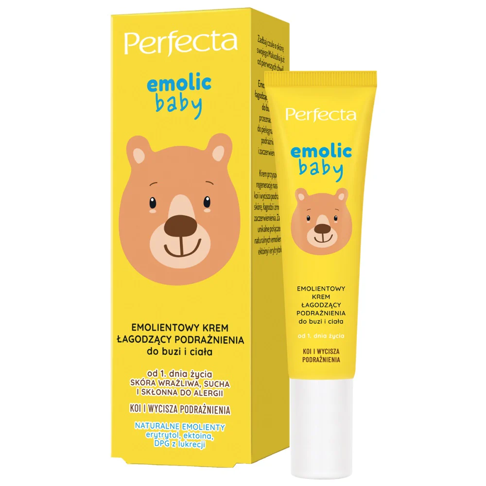 Emolic Baby emolientowy krem łagodzący podrażnienia do buzi i ciała 20ml - Image 2