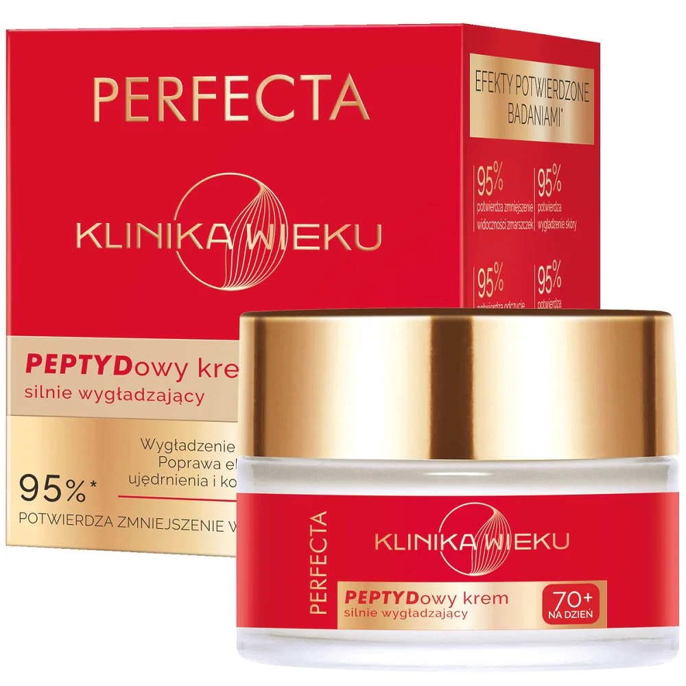 Klinika Wieku peptydowy krem silnie wygładzający na dzień 70+ 50ml