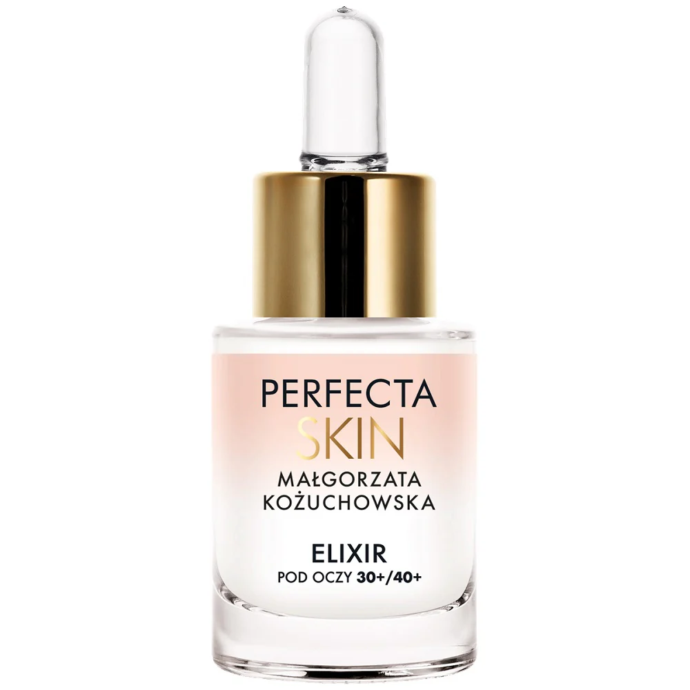 Skin Małgorzata Kożuchowska nawilżająco-wygładzający elixir pod oczy 30+/40+ 15ml - Image 2