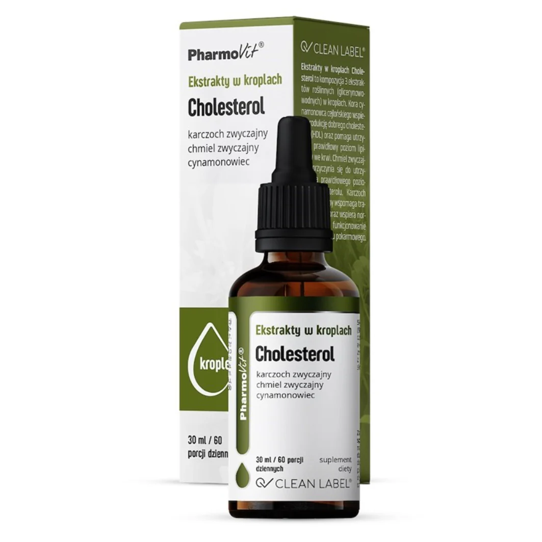 Ekstrakty w kroplach Cholesterol suplement diety w kroplach 30ml - Image 4