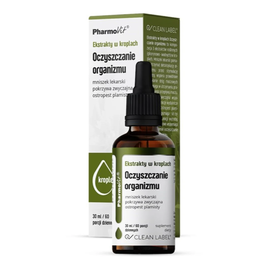 Ekstrakty w kroplach Oczyszczanie organizmu suplement diety w kroplach 30ml - Image 3