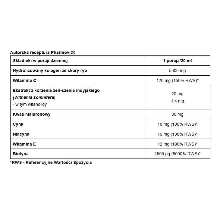 Kolagen rybi 5000mg suplement diety w płynie 500ml - Image 4