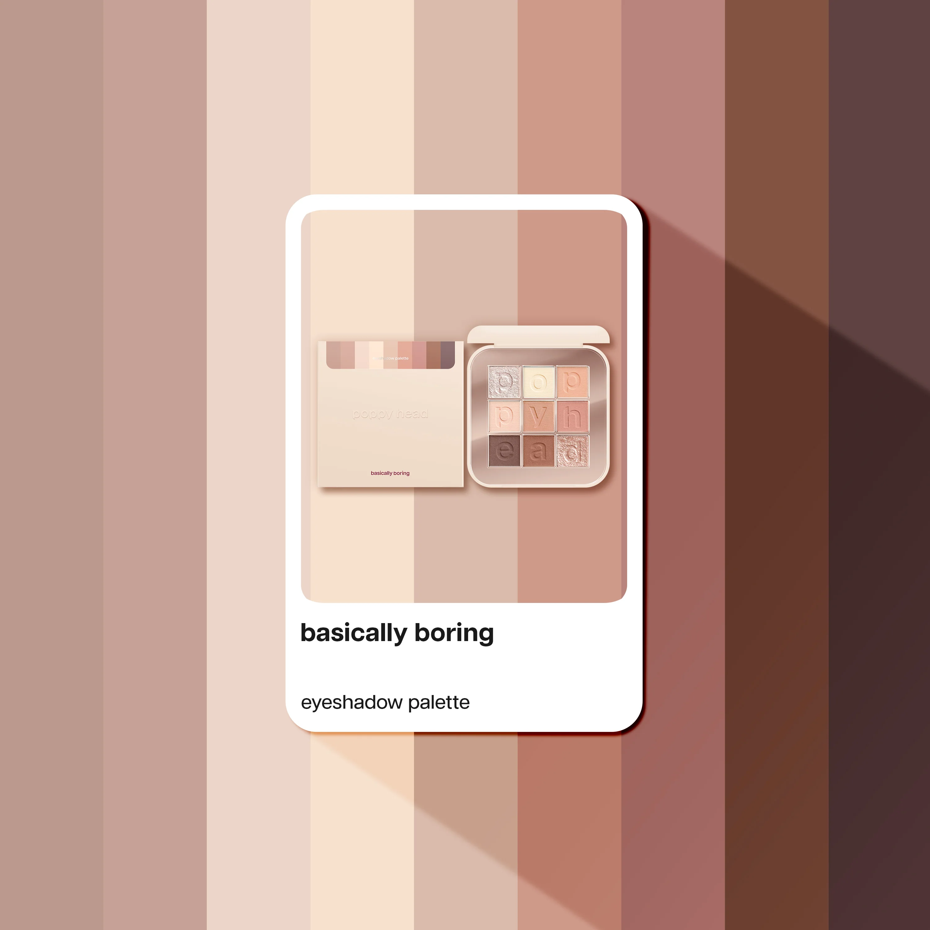 Basically Boring paleta cieni do powiek 9g - Image 4