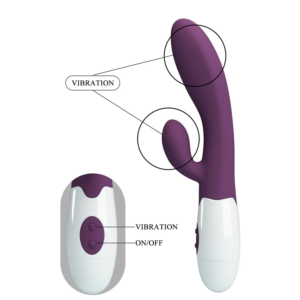 Alvis wibrator z 30 funkcjami wibracji Dark Purple - Image 3