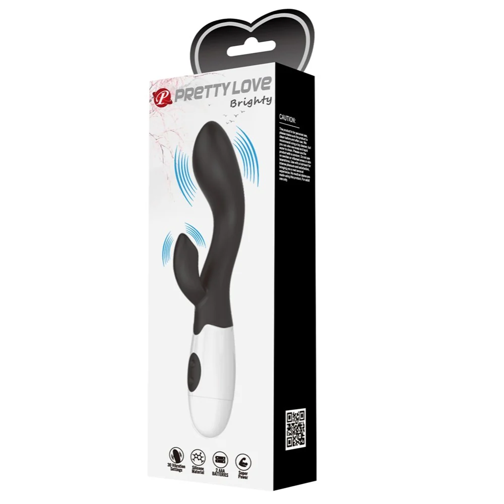 Brighty wibrator z 30 funkcjami wibracji Black - Image 2
