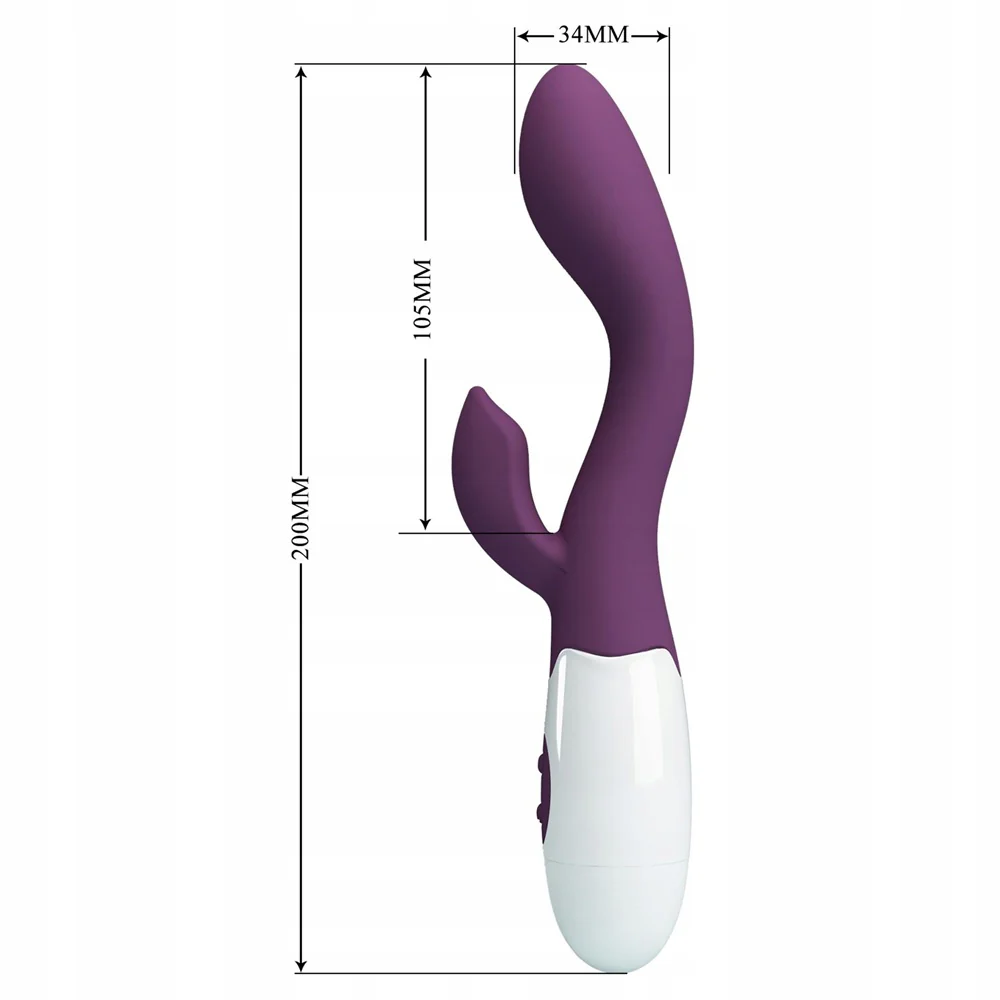 Brighty wibrator z 30 funkcjami wibracji Dark Purple - Image 2