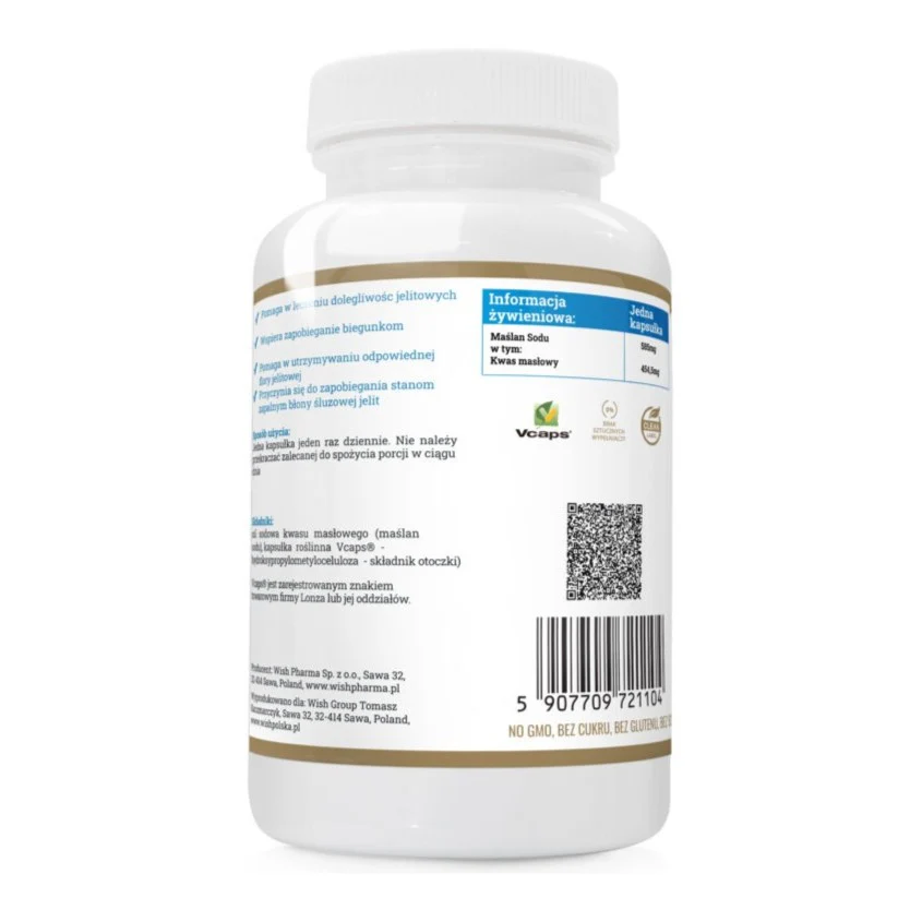 Maślan sodu 585mg suplement diety 120 kapsułek - Image 3