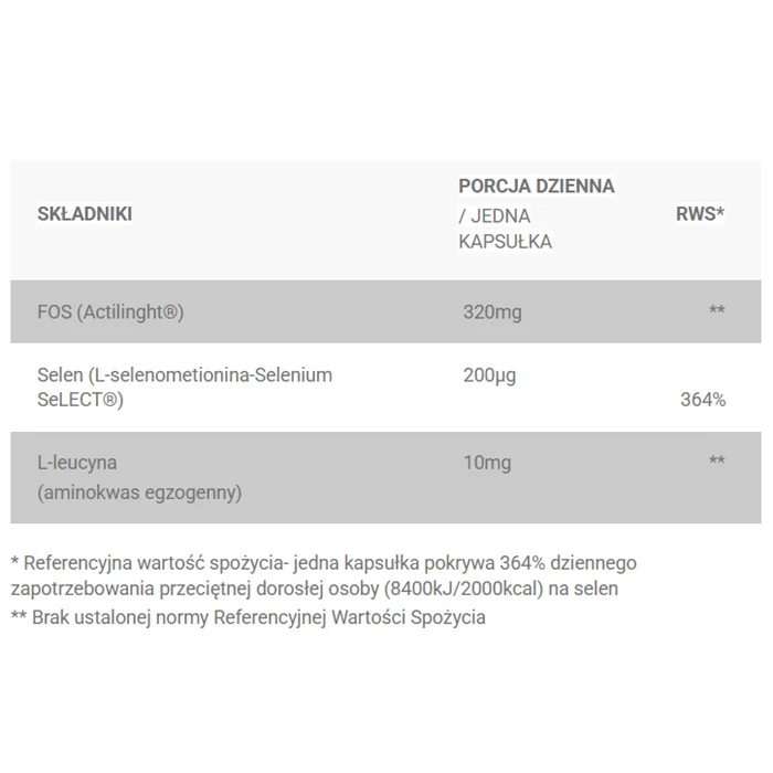 Selen organiczny 200mcg suplement diety 120 kapsułek - Image 2