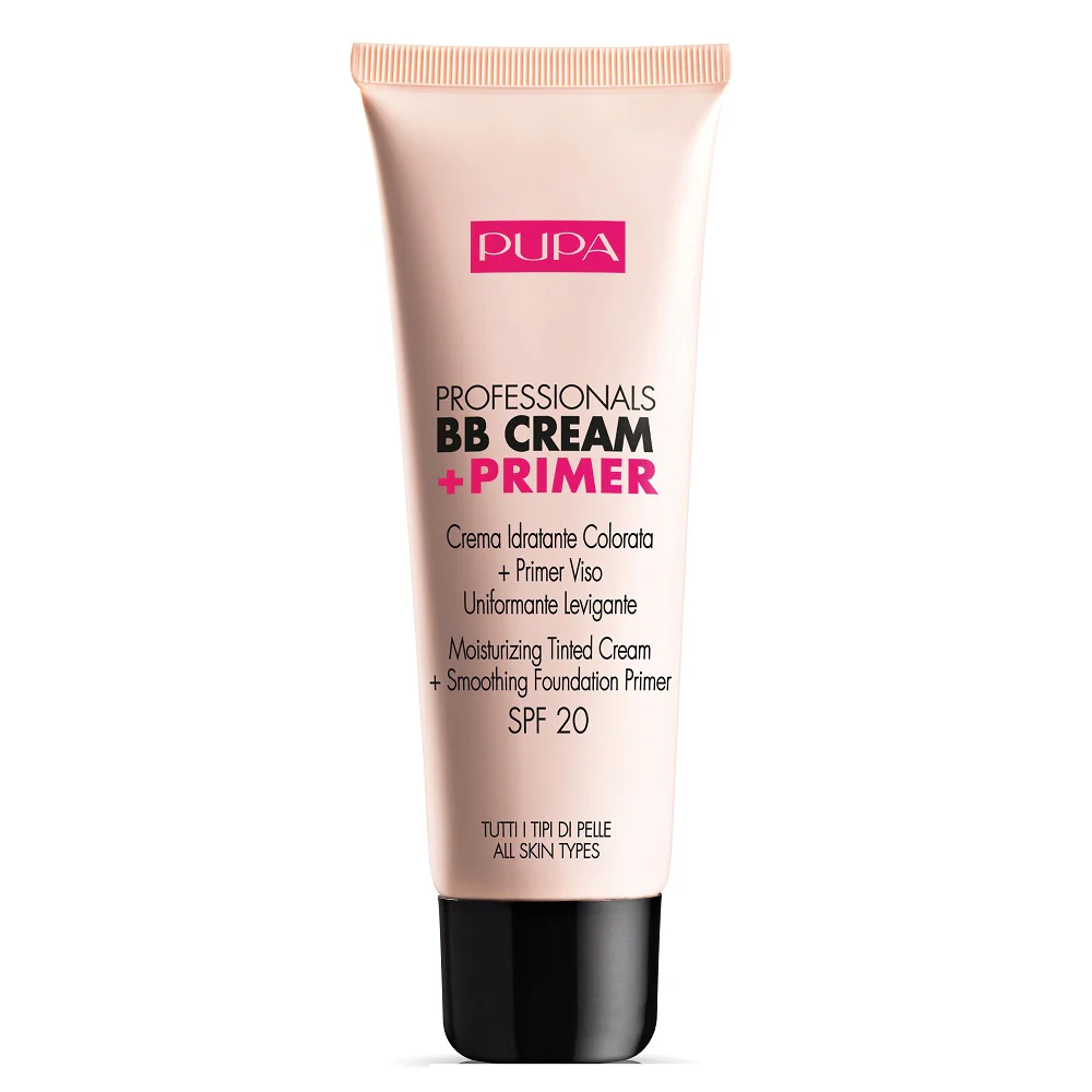 Professionals BB Cream & Primer SPF20 krem BB + baza pod makijaż 002 Sand 50ml
