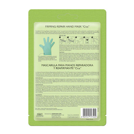 Firming Repair Hand Mask “Cica” ujędrniająco-regenerująca maseczka do dłoni z wąkrotką azjatycką 1 para - Image 2