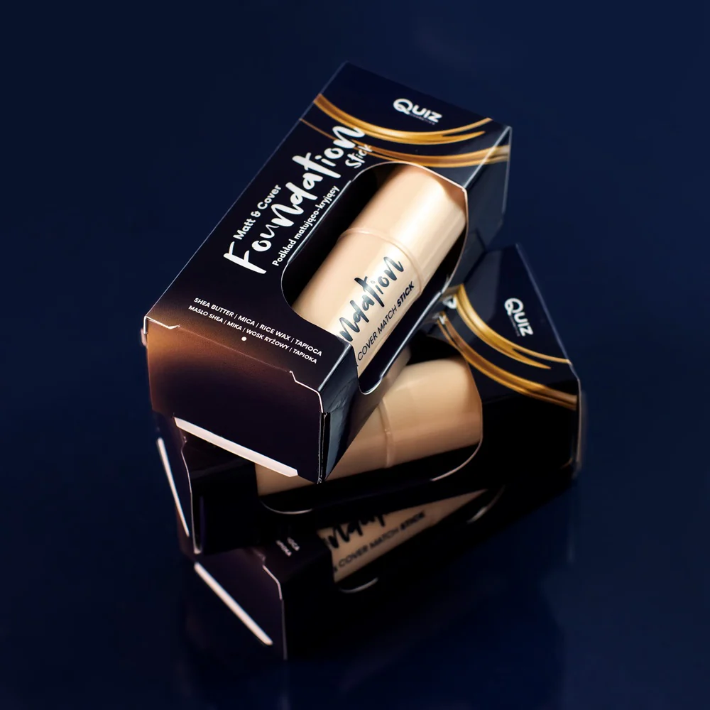Matt & Cover Stick Foundation kryjący podkład w sticku wzbogacony olejem rycynowym i masłem shea 7.5g - Image 7