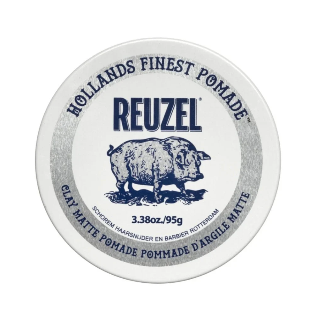 Hollands Finest Pomade Clay Matte Pomade matująca glinka do włosów na bazie wody 95g
