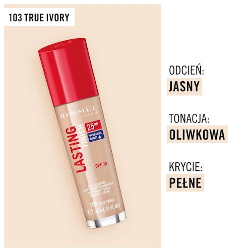 Lasting Finish 25HR SPF20 długotrwały podkład do twarzy 30ml - Image 21