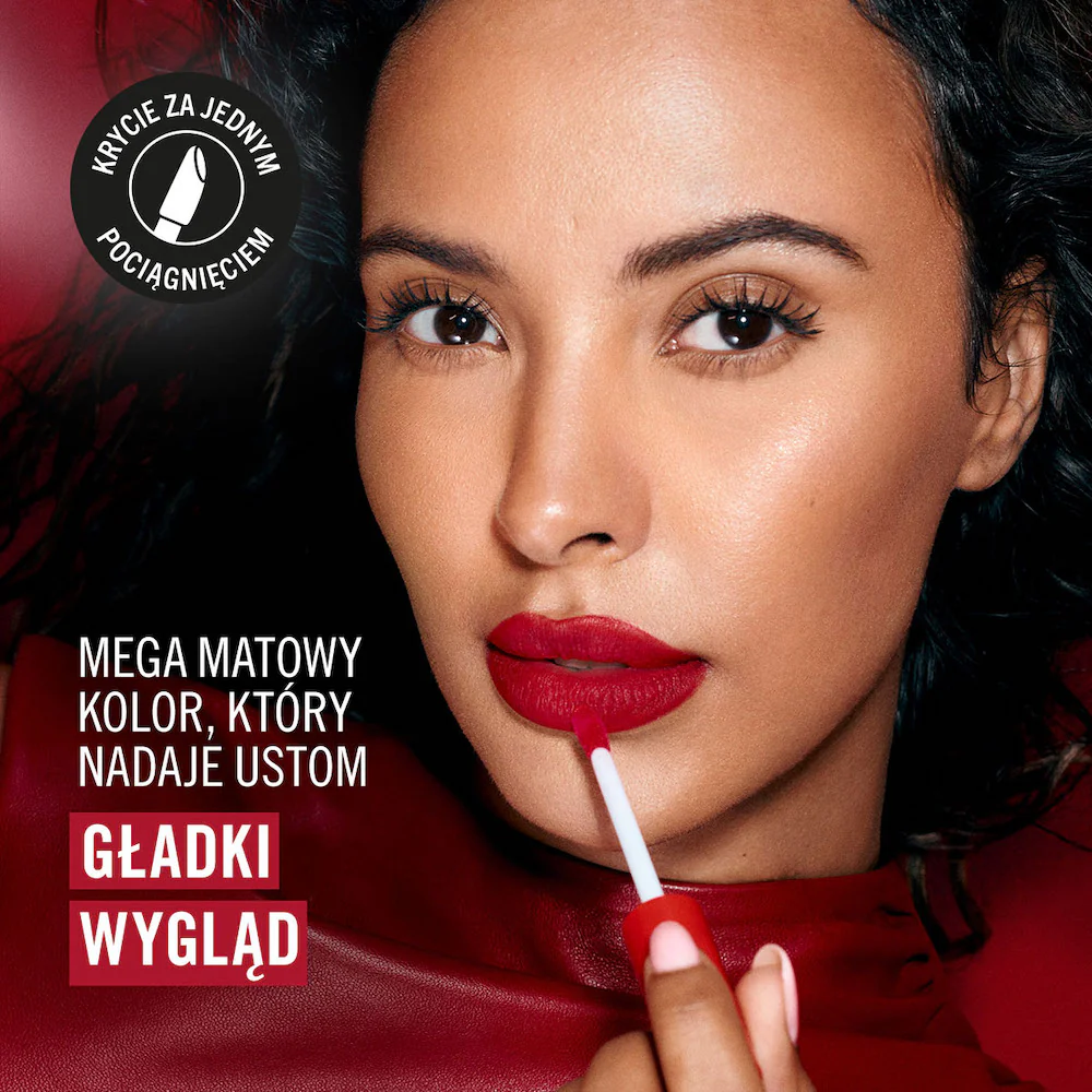 Lasting Mega Matte długotrwała matowa pomadka w płynie do ust 210 Rose & Shine 7.4ml - Image 7